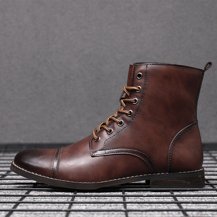 Piet | Faux Leather Ankle Boots
