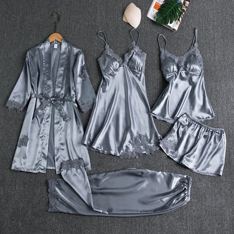 Rosmira™ Nocturno Satin Luminous Set Five Pieces