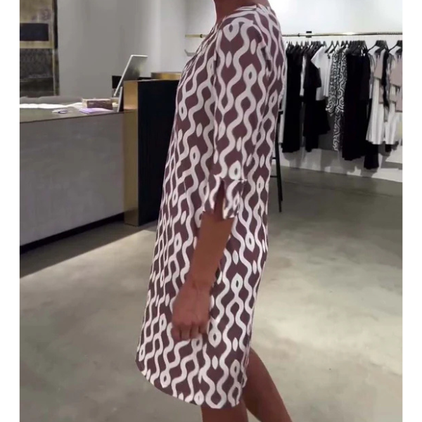 Brisa™ Marga Midi Dress with Exclusive Collar