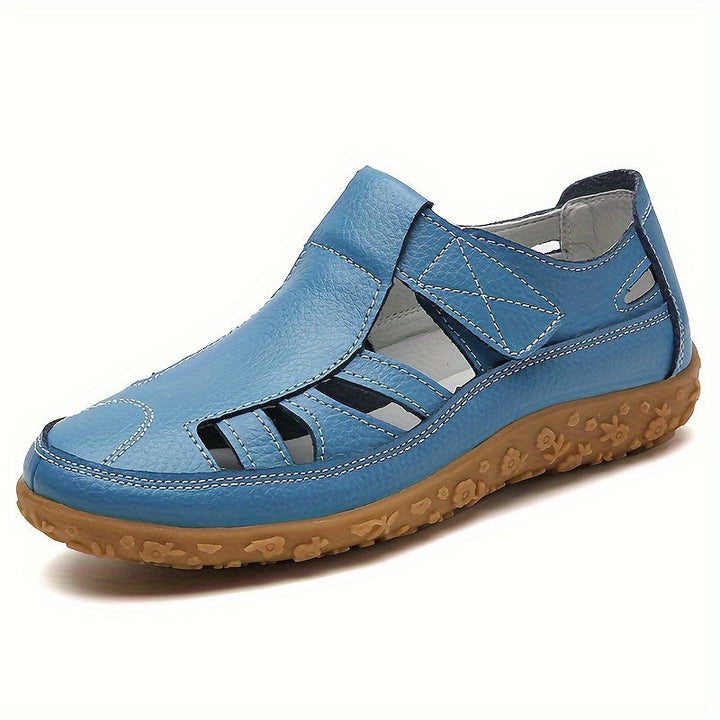 Norah™ Handmade Leather Moccasins with Soft Sole and Vintage Design