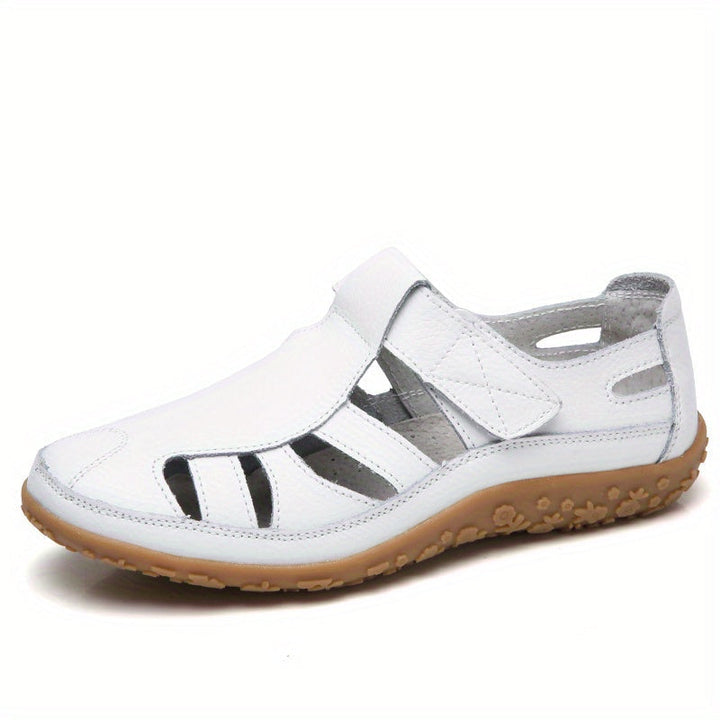 Norah™ Handmade Leather Moccasins with Soft Sole and Vintage Design