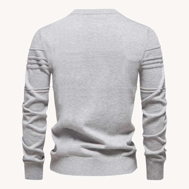 Men's Jumper with Check Design